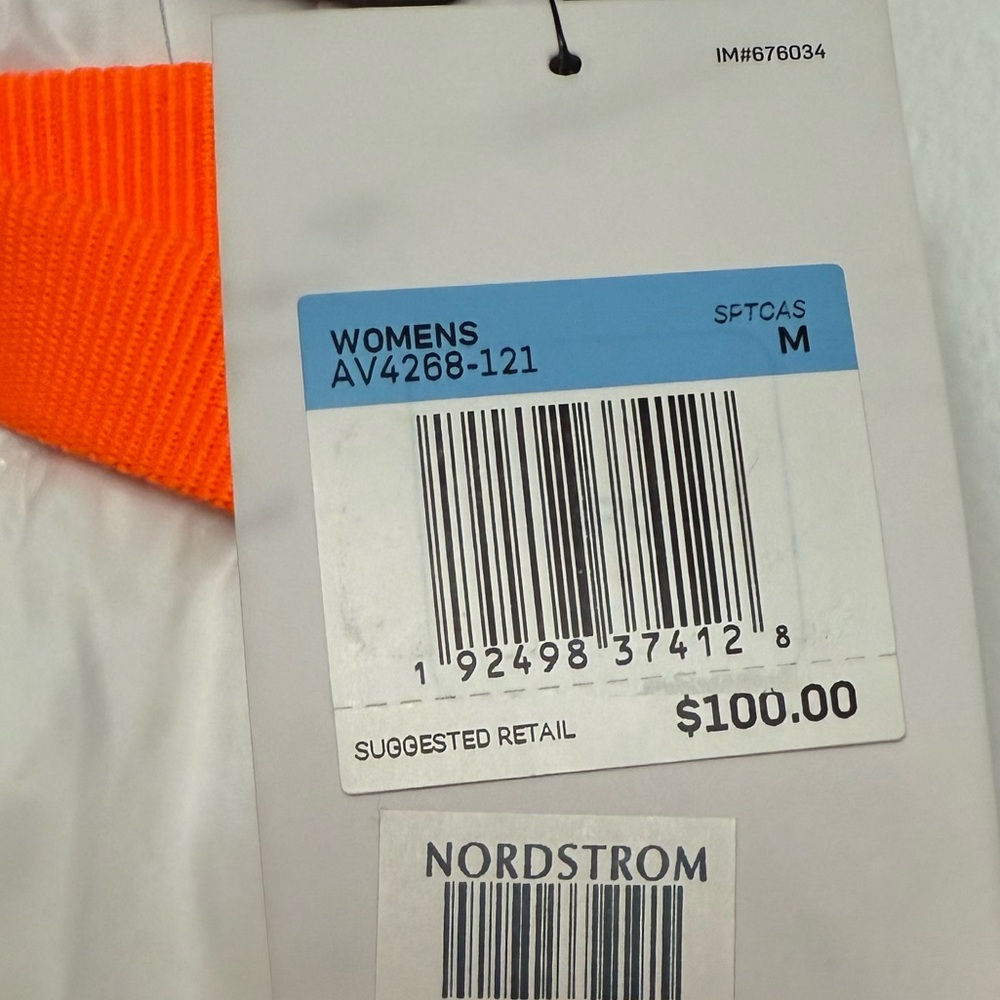 😎Women’s Nike Tech Pack white transparent active joggers pants Medium M NEW NWT - Picture 10 of 10